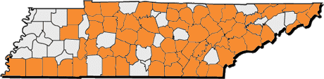 Map of Solidago nemoralis